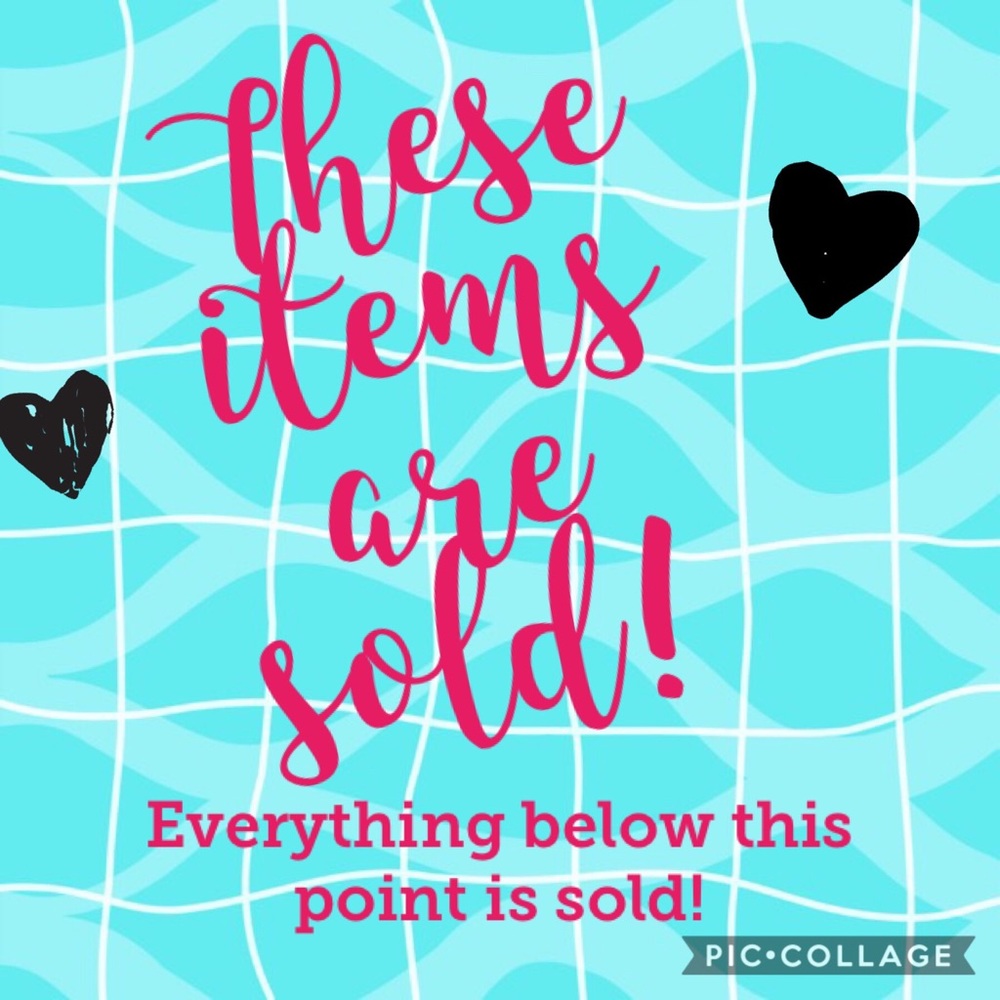 Everything below this image are sold!